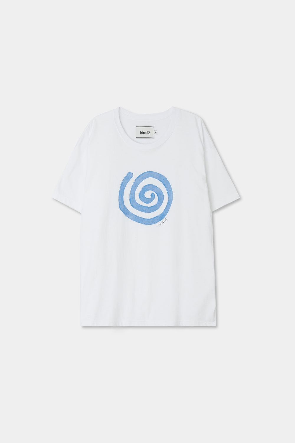[Pre-Order] Blow Wind Print T-Shirt _White_예약 배송 05/13
